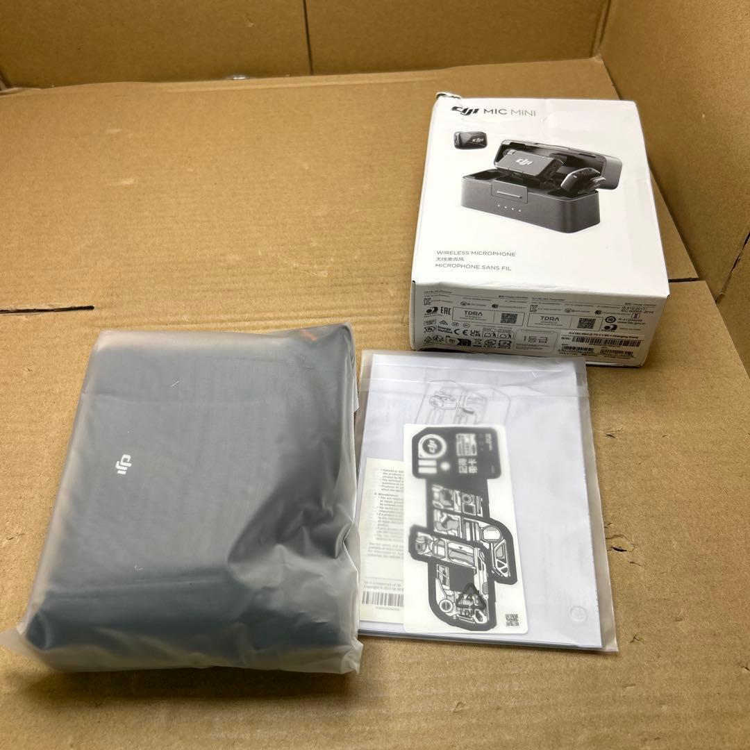 新品　DJI Mic Mini（2 TX + 1 RX + 充電ケース）