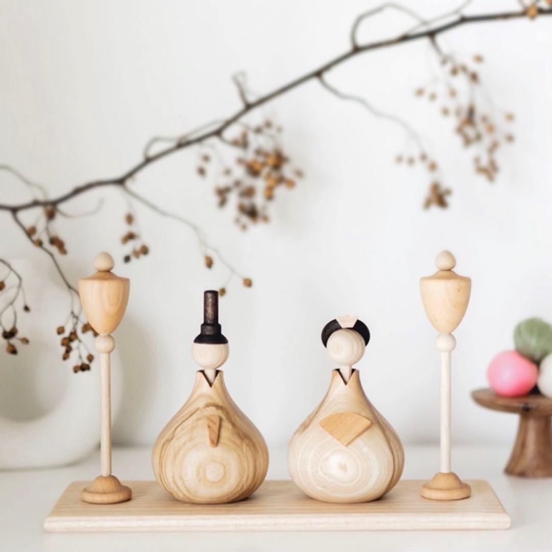雛人形・ひな祭り Wooden Hina Dolls lemi toys