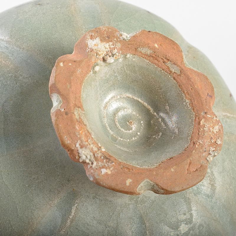 朝鮮美術 韓国 高麗青磁 象嵌花文 輪花碗 V R7162 - メルカリ