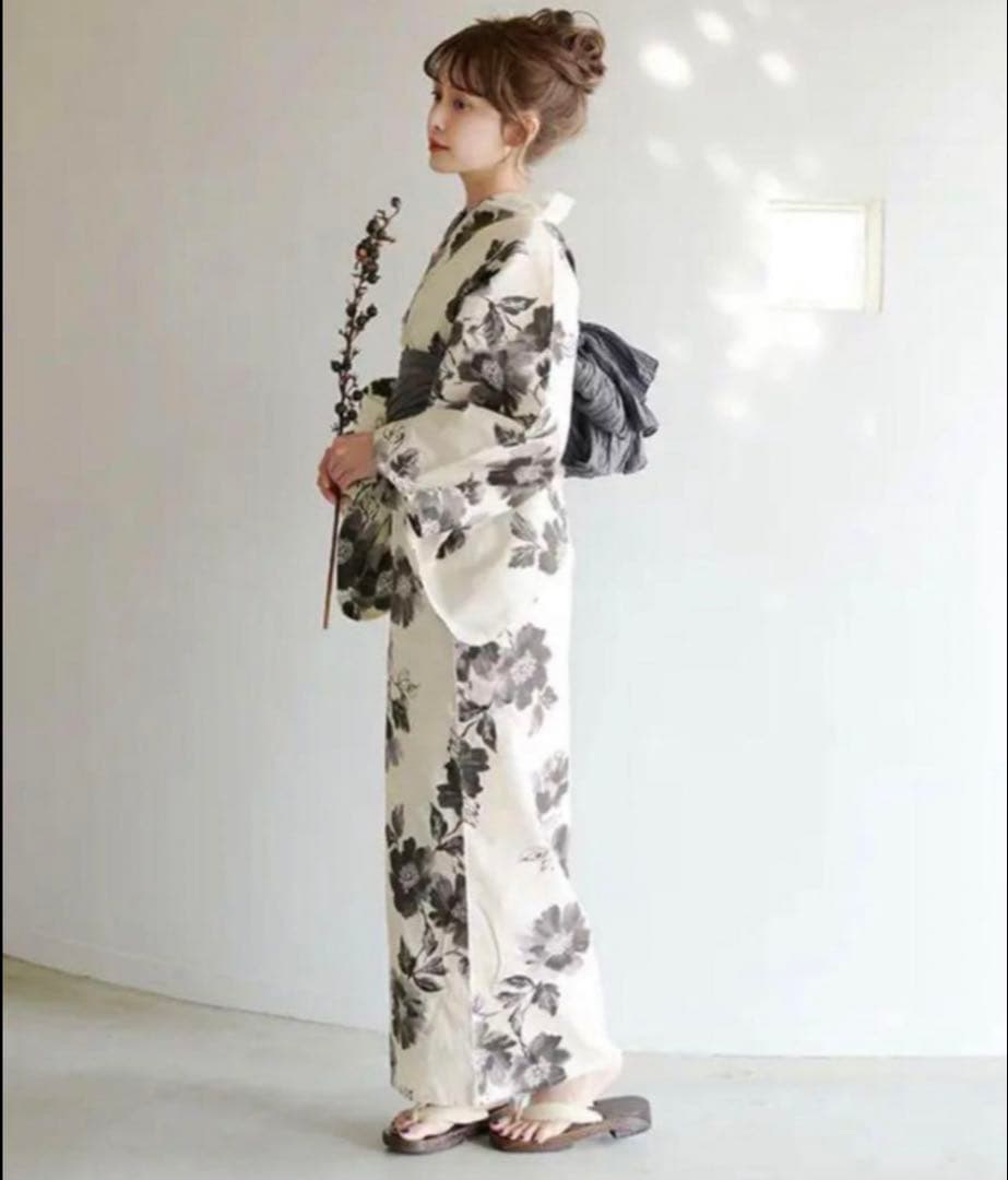 dita 浴衣 京の水墨画