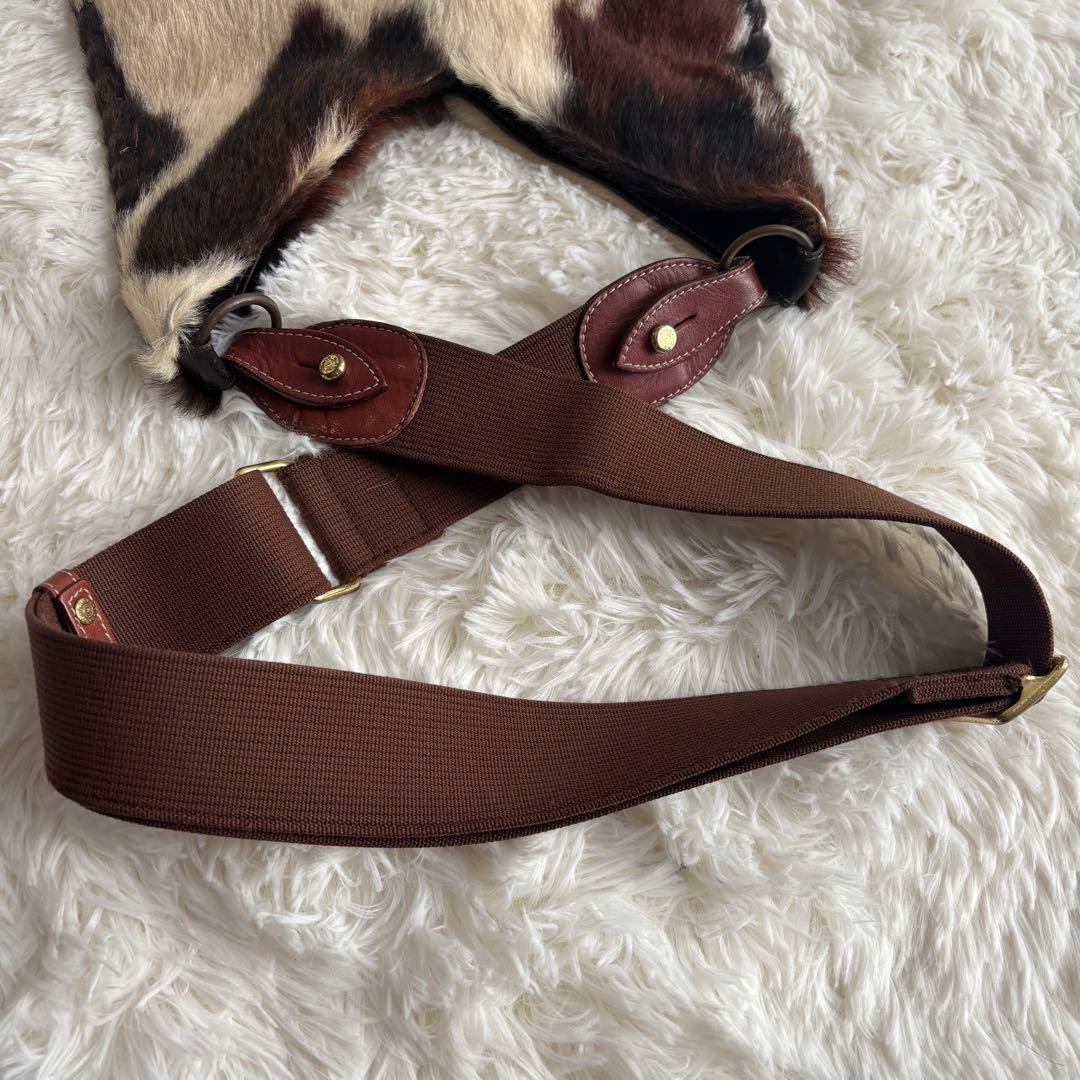 ELENA GIRARDI ハラコ　レザー　ショルダーバッグ