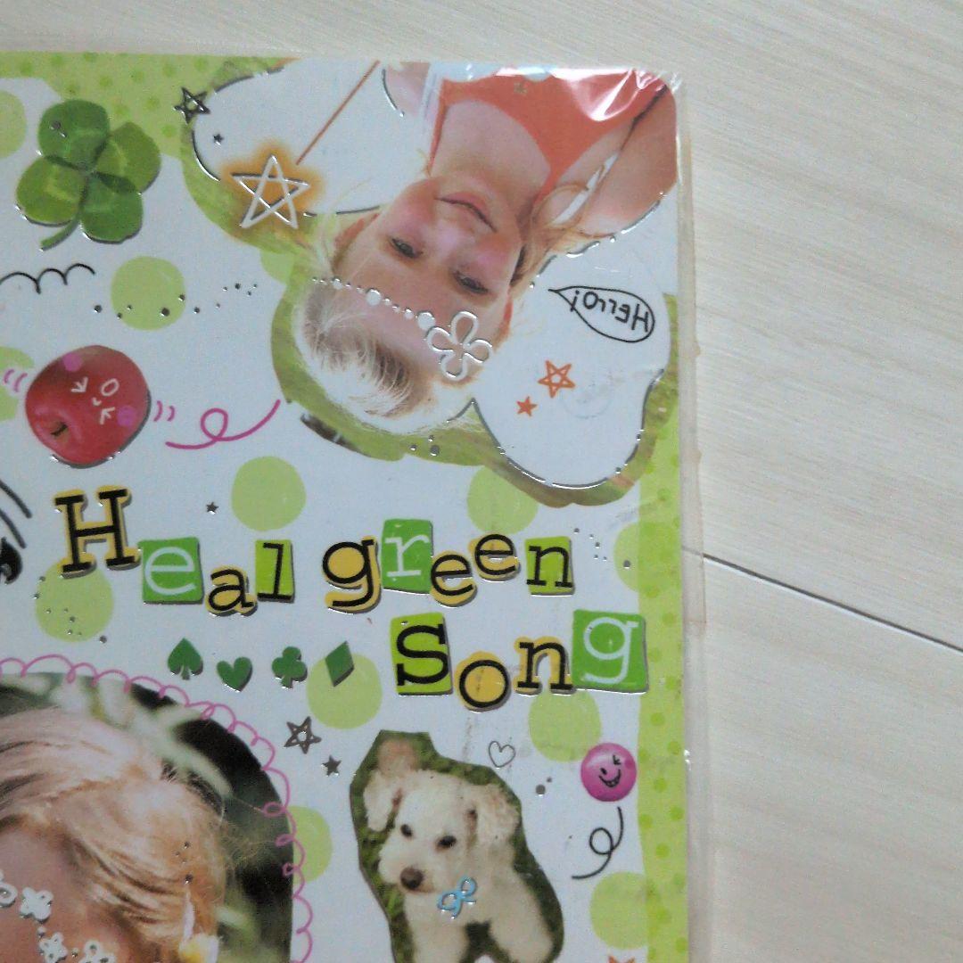 未使用品ブック型メモ帳 平成レトロ 外国人女の子 昔クーリア 四葉の