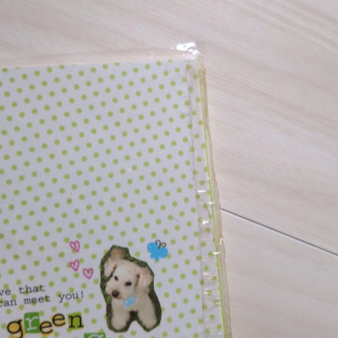 未使用品ブック型メモ帳 平成レトロ 外国人女の子 昔クーリア 四葉の