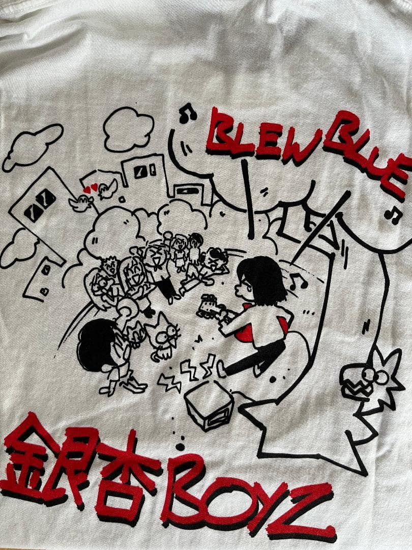 銀杏BOYZ ぶるぶる Tシャツ Bue Blue 新作GOODS販売開始！｜News｜銀杏BOYZ