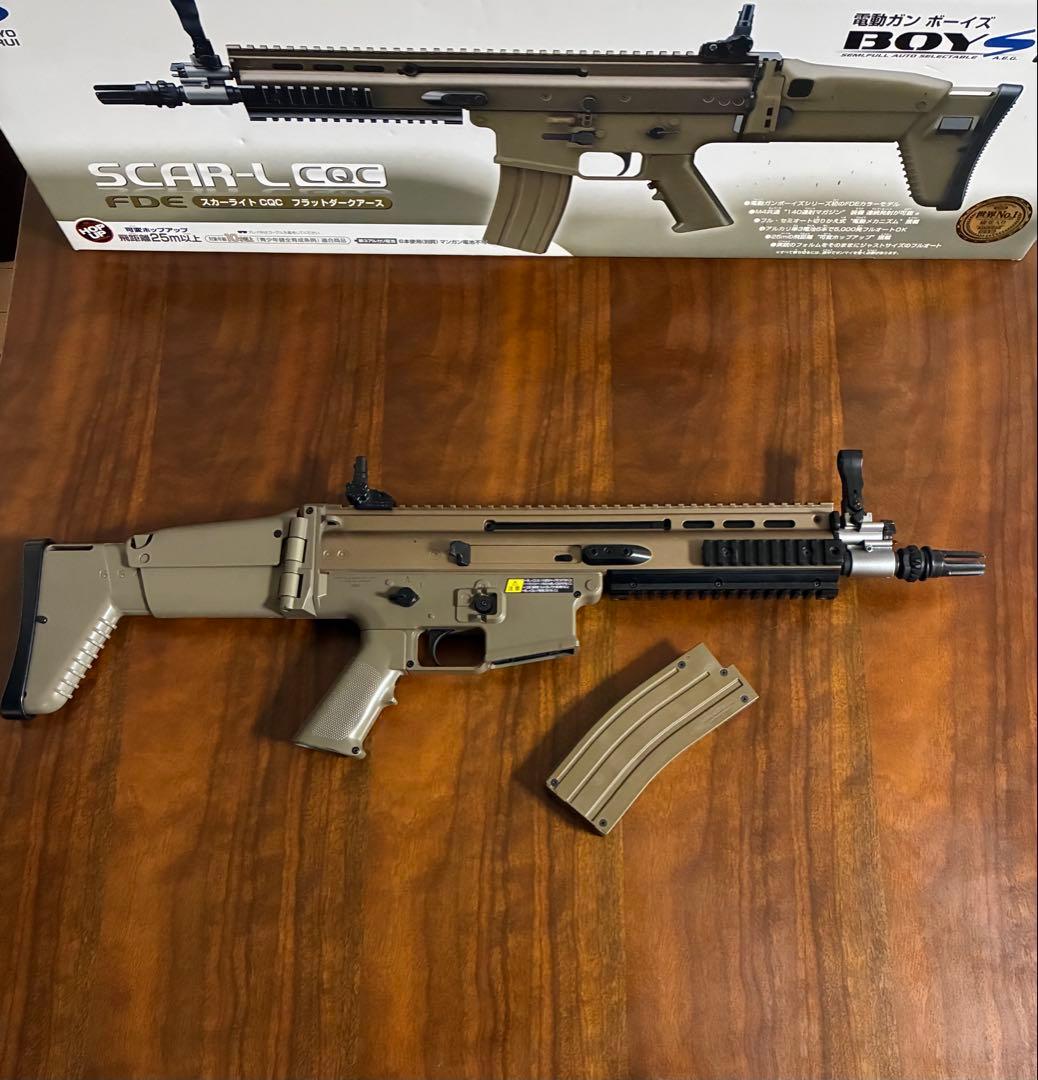 美品　東京マルイ カスタム品　SCAR L 電動ガン　金属ピニオンギア　SBD