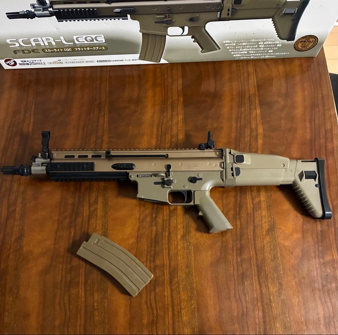 美品　東京マルイ カスタム品　SCAR L 電動ガン　金属ピニオンギア　SBD