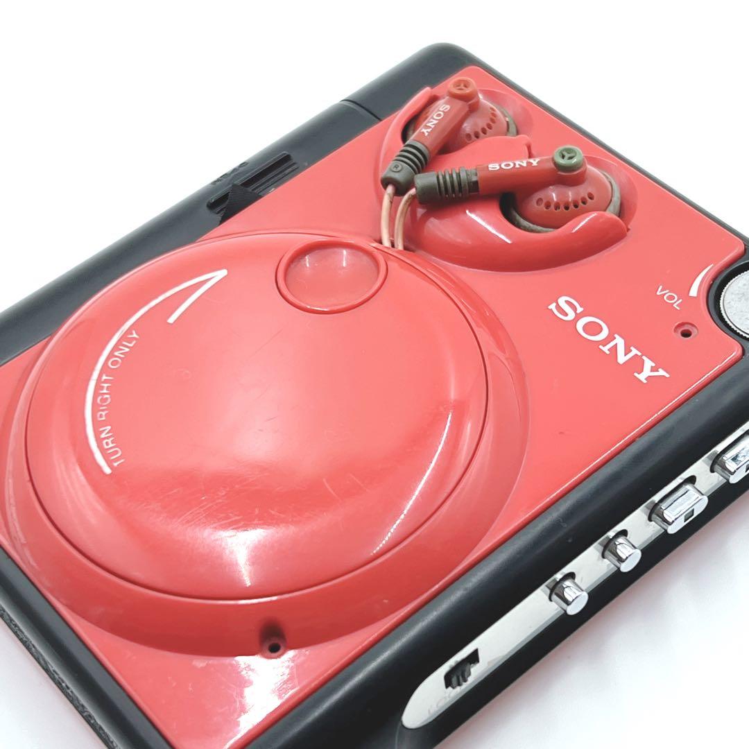 通電OK・希少色】 SONY WM-51 カセットウォークマン レッド