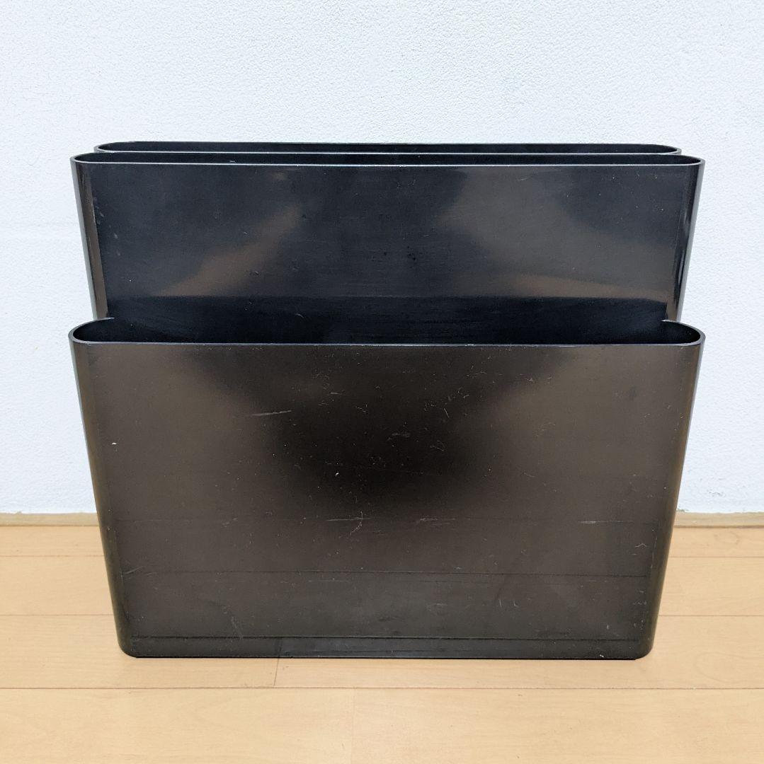 希少 Kartell カルテル ポルタリビステ マガジンラック ブラック ①