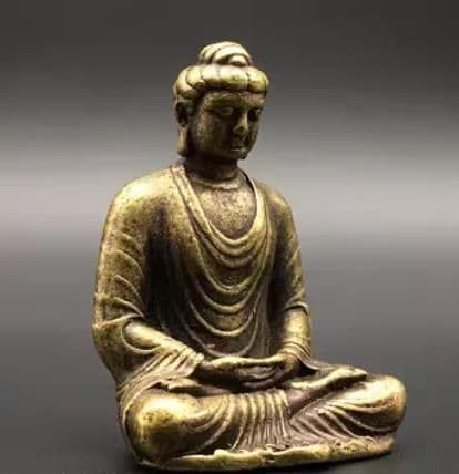 銅細工 大日如来 銅仏 像坐仏 身辺仏 装飾品 工芸品 美術品 置物