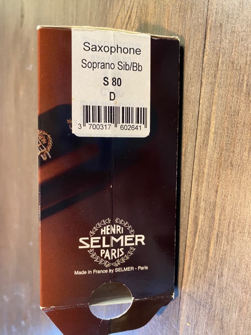セルマー ソプラノサックスマウスピース S80 D ケース付き Henri