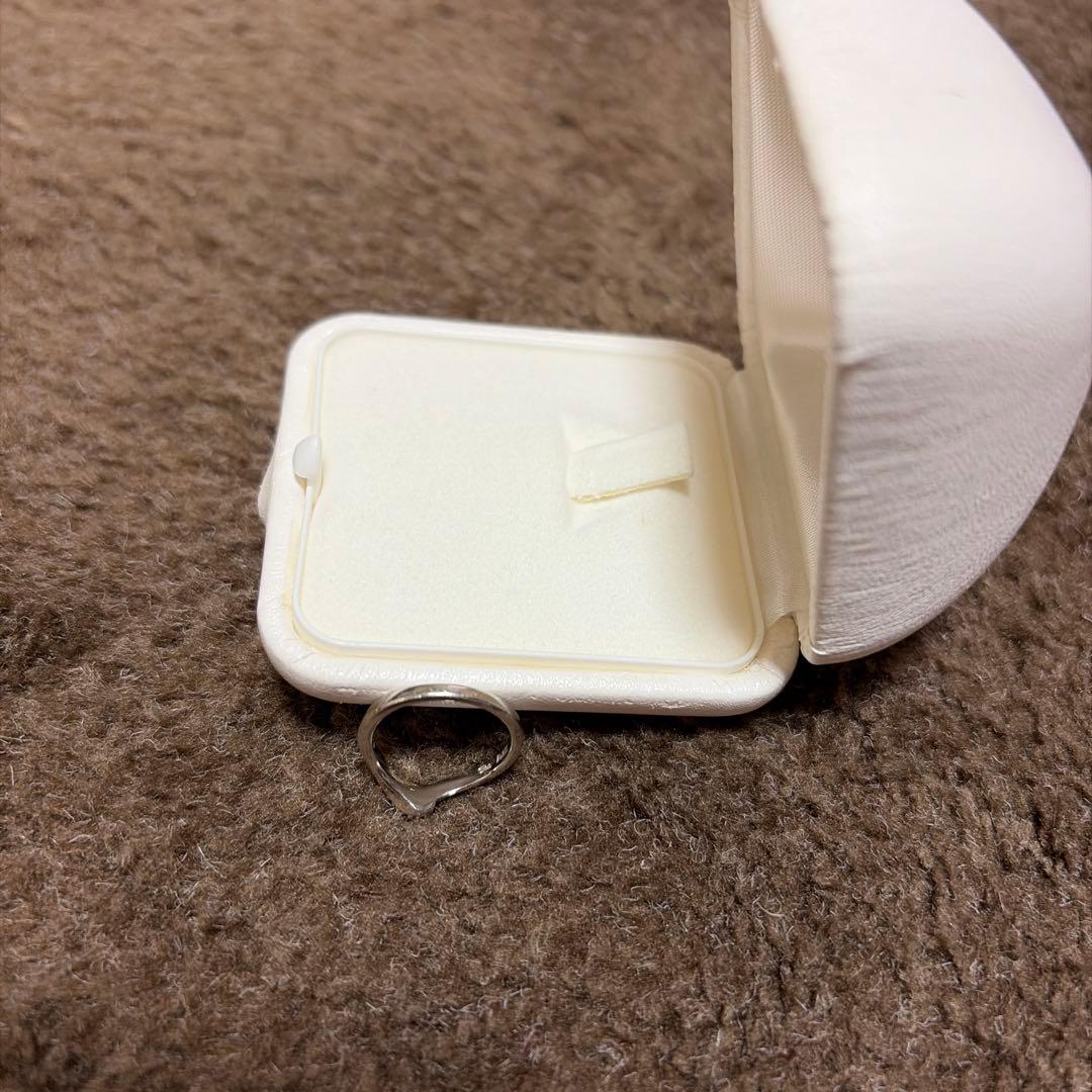 スタージュエリー Pt950ダイヤピンキーリング 5号