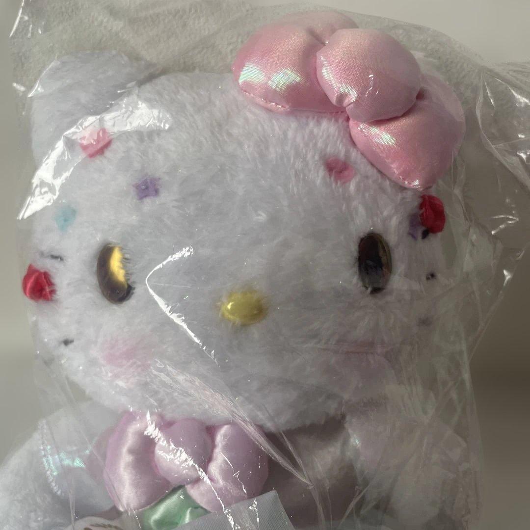 Sanrioサンリオハローキティ50周年アニバーサリーぬいぐるみ　未使用