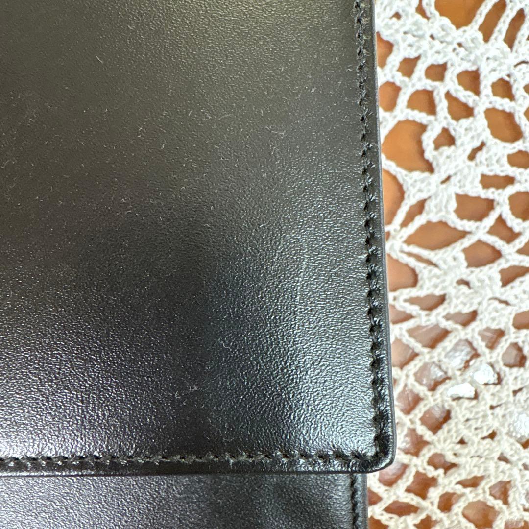 モンブラン ブラック色 レザー 本革 ペンケース 3本用