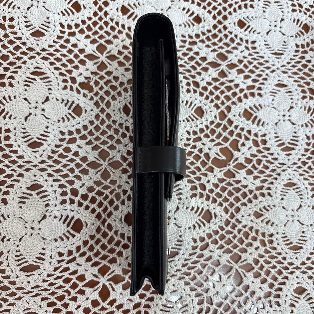 モンブラン ブラック色 レザー 本革 ペンケース 3本用