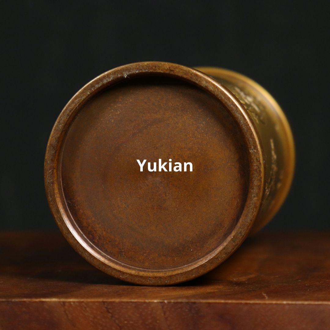 五牛筆筒 筆置 筆入 書道具 文房具 装飾品 工芸品 美術品