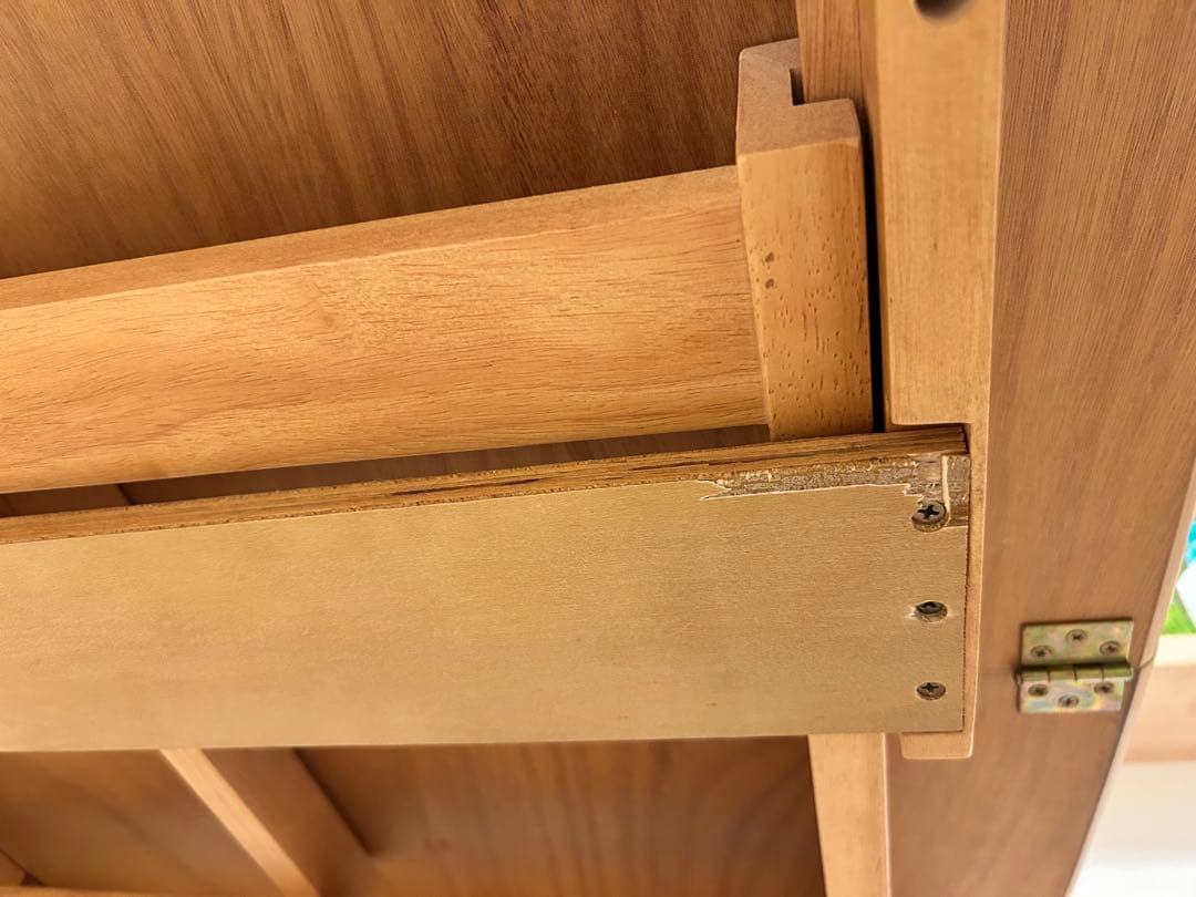 ナチュラルウッド 折りたたみダイニングテーブル