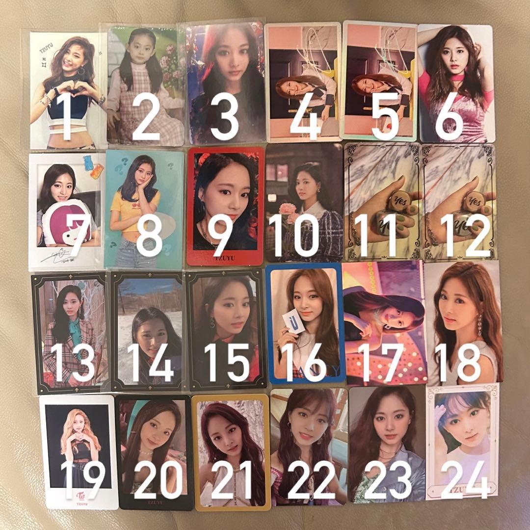 TWICE トレカ ツウィ TZUYU バラ売り - メルカリ
