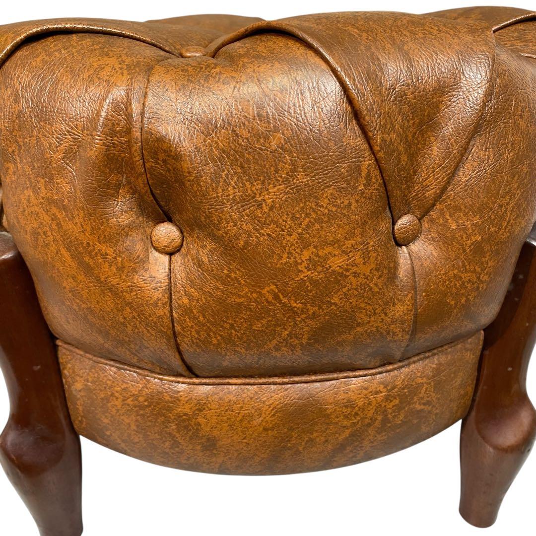 【美品】マルニ木工 ベルサイユ オットマン ブラウン②