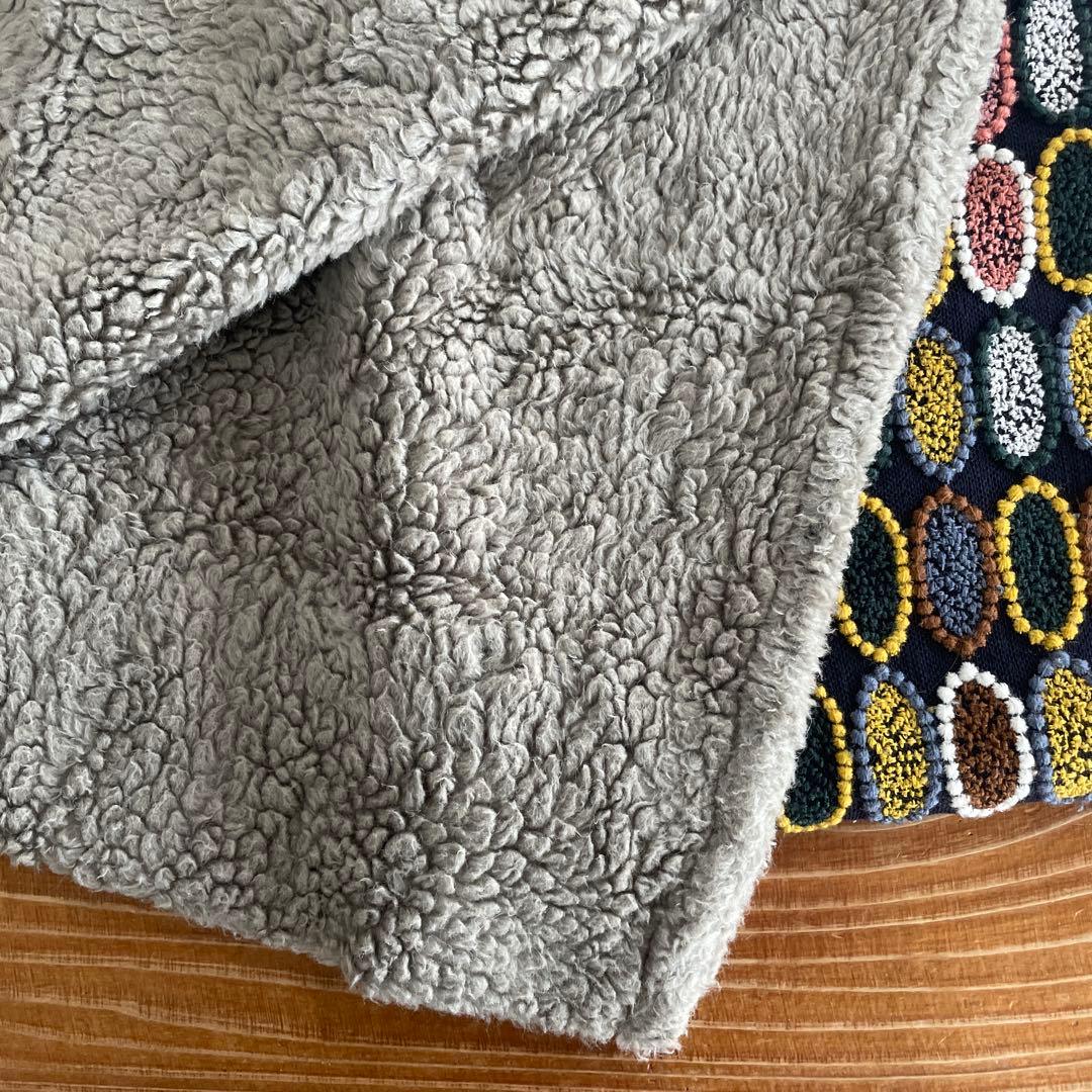 ミナペルホネン mina perhonen tarte マフラー 刺繍 ストール