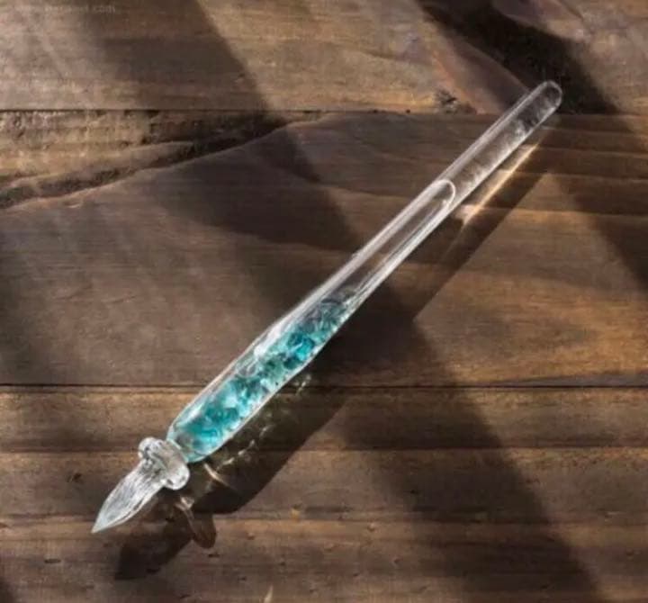 ガラス工房 まつぼっくり ガラスペン ストームグラス＋アパタイト
