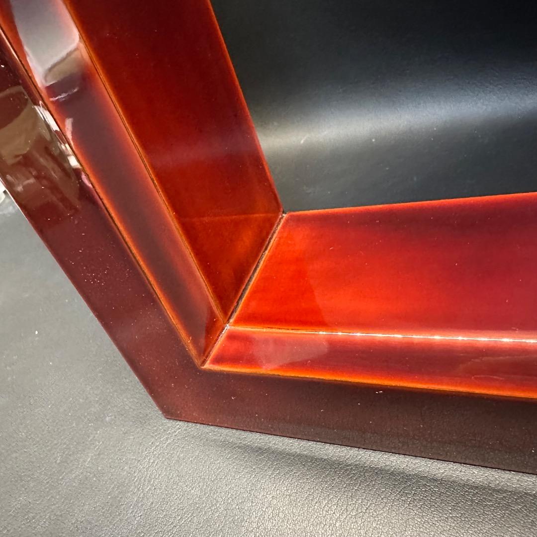 ♡Ec左1005 未使用保管品 輪島塗 爐縁 茶道具 漆器 装飾 栞付き