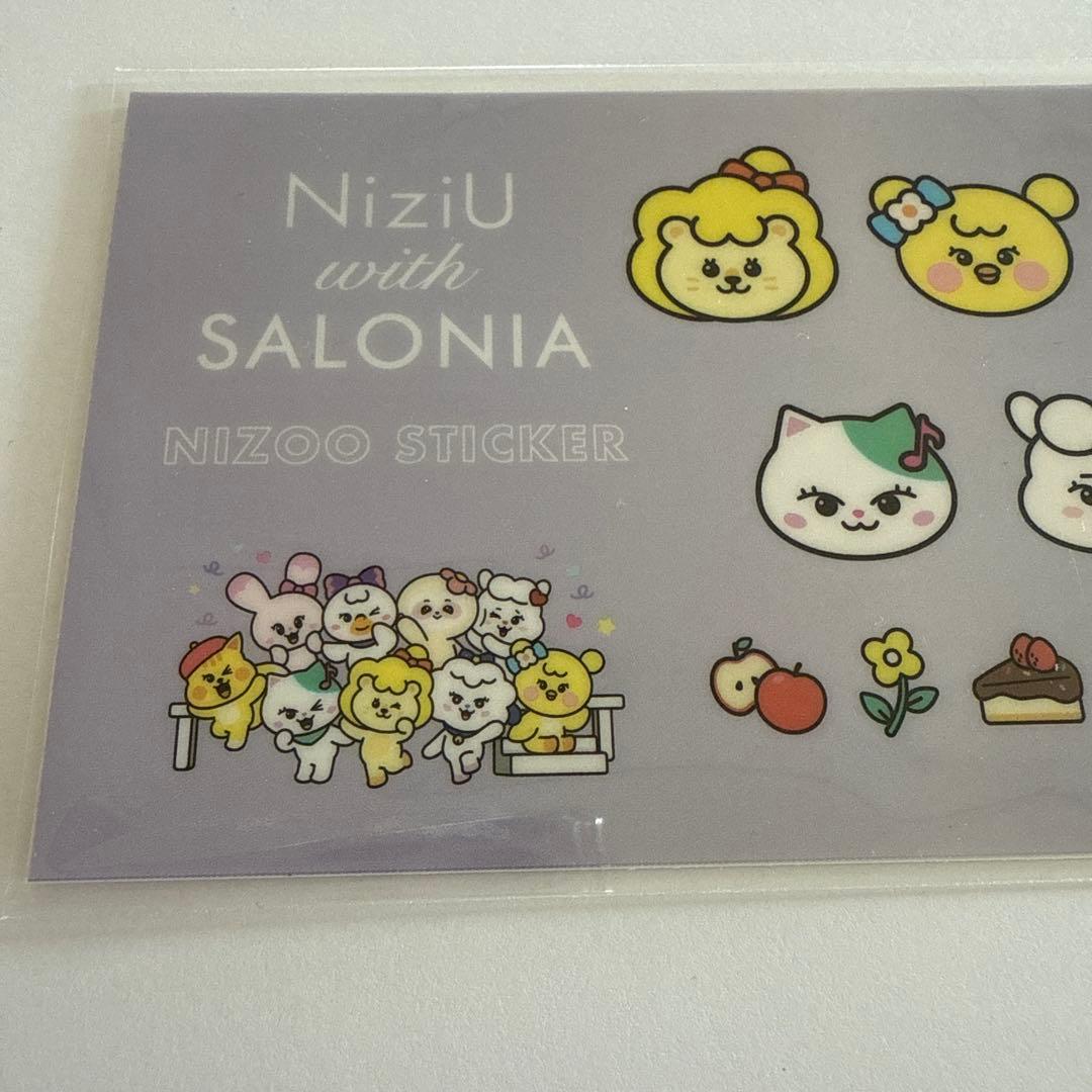 NiziU with SALONIA Nizoo ステッカーセット - メルカリ