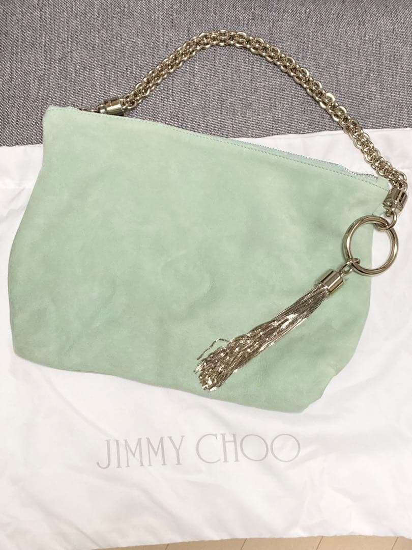 【新品未使用】JIMMY CHOO／CALLIE グリーン