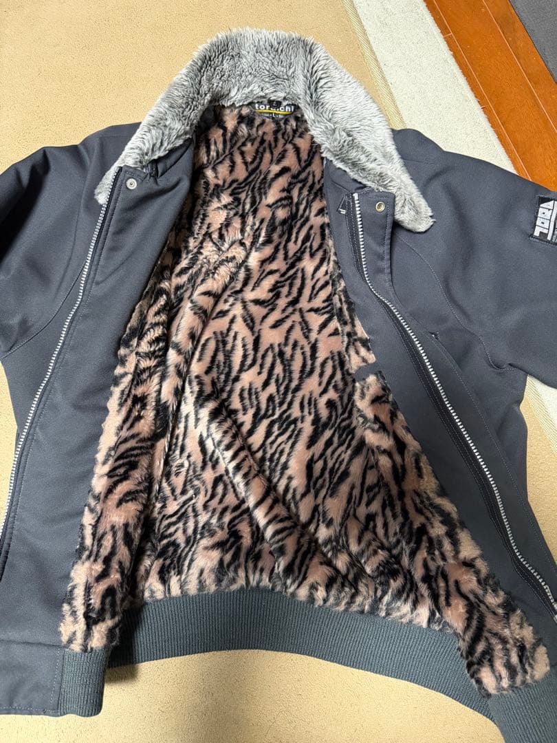 寅壱 4150 ピンク虎柄 裏ボア パイロットジャンパー ☆激レア