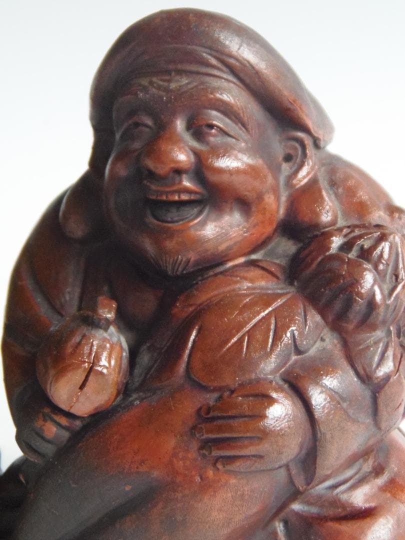 古備前 七福神 恵比寿天 大黒天 置物 備前焼 縁起物