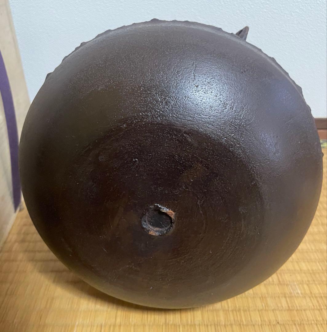 初代畠春斎 作 姥口尻張釜 風炉釜 茶道具 共箱 送料無料 - メルカリ