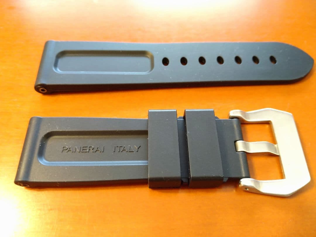 u*a様 【OFFICINE PANERAI】 44m用／ラバーベルト／ブラック