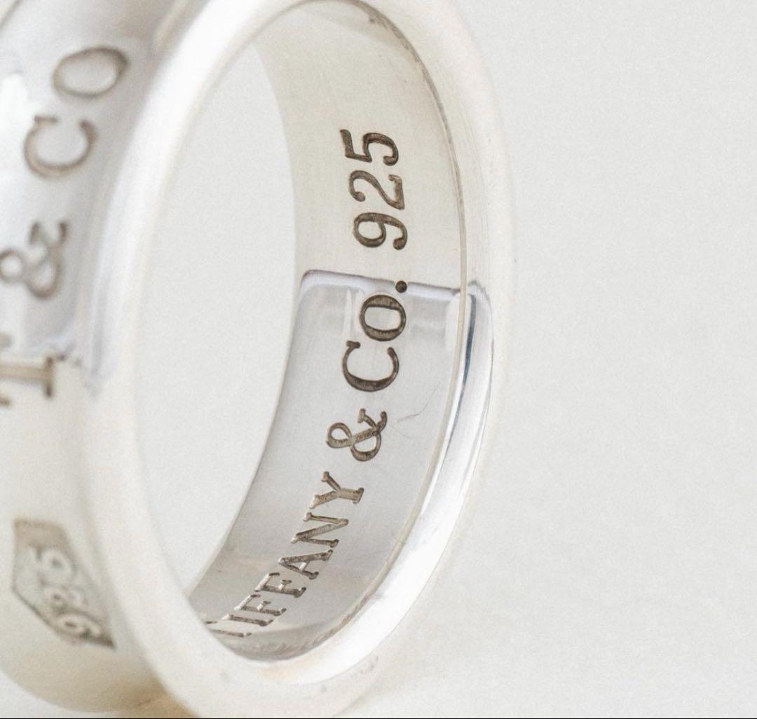 【美品】Tiffany & Co. ナローリング 16号