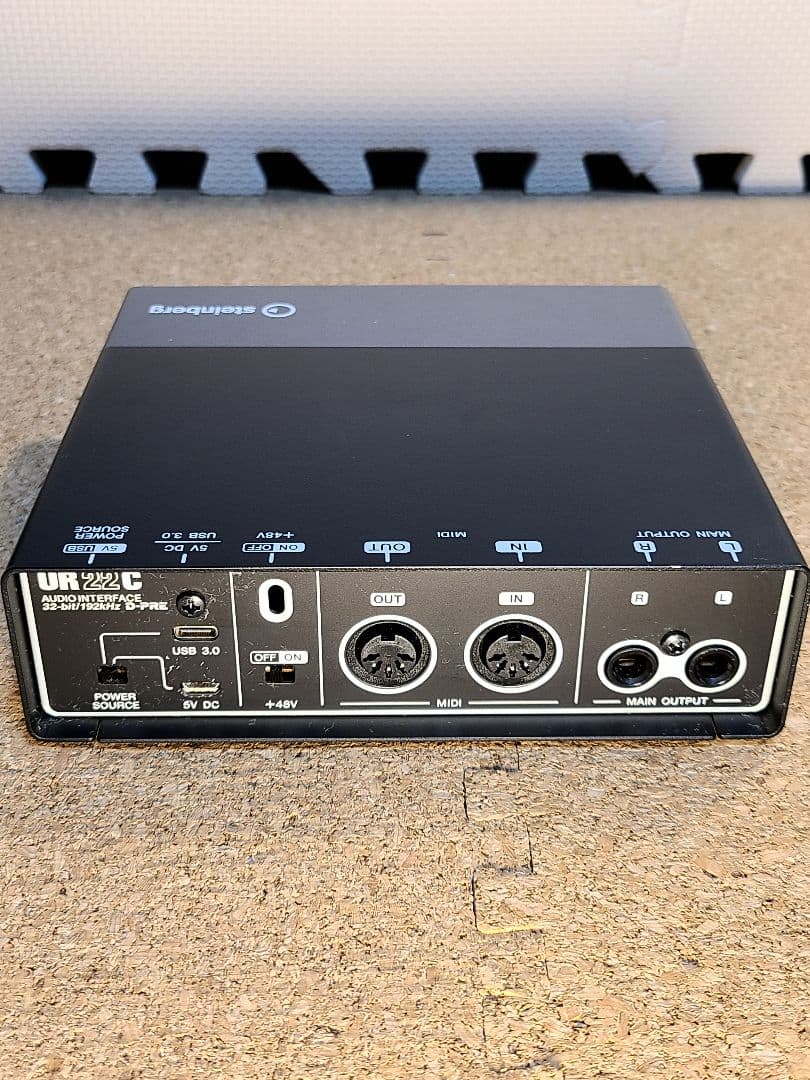 Steinberg UR22C オーディオインターフェイス（付属ソフト未使用