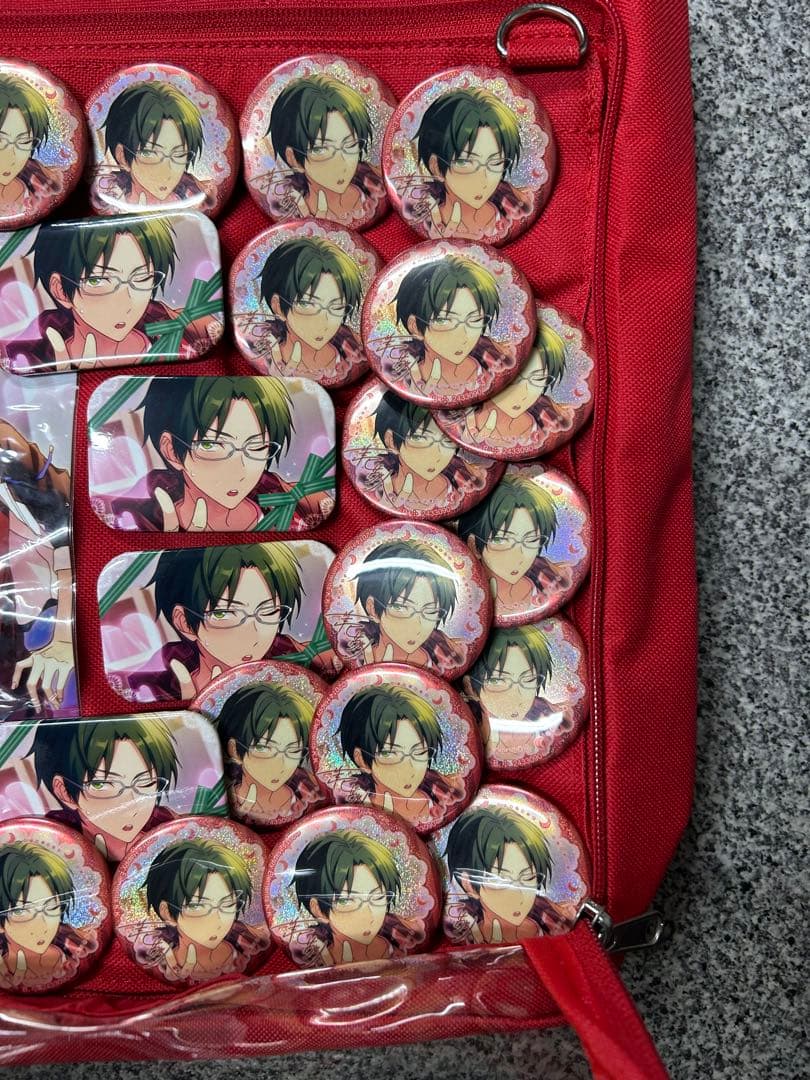 あんスタ あんさんぶるスターズ 蓮巳敬人 缶バッジ ラバーストラップ