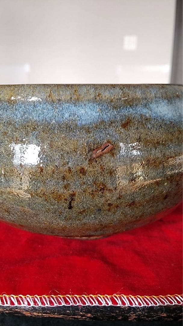 李朝 会寧 国焼 韓国美術 朝鮮美術 海鼠釉 茶道具 煎茶器 小壷 李朝 会