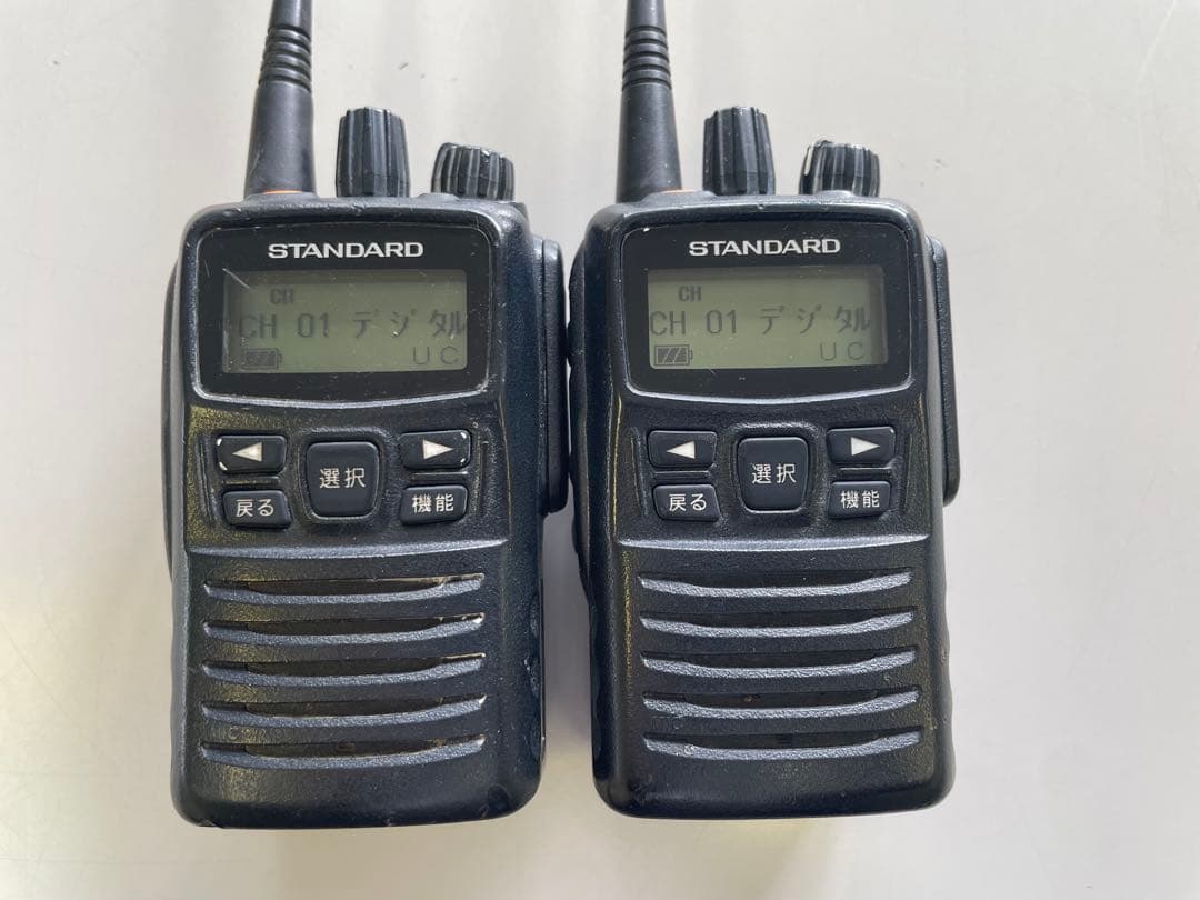 スタンダード製 デジタル簡易無線機 免許局VXD450U 2台セット