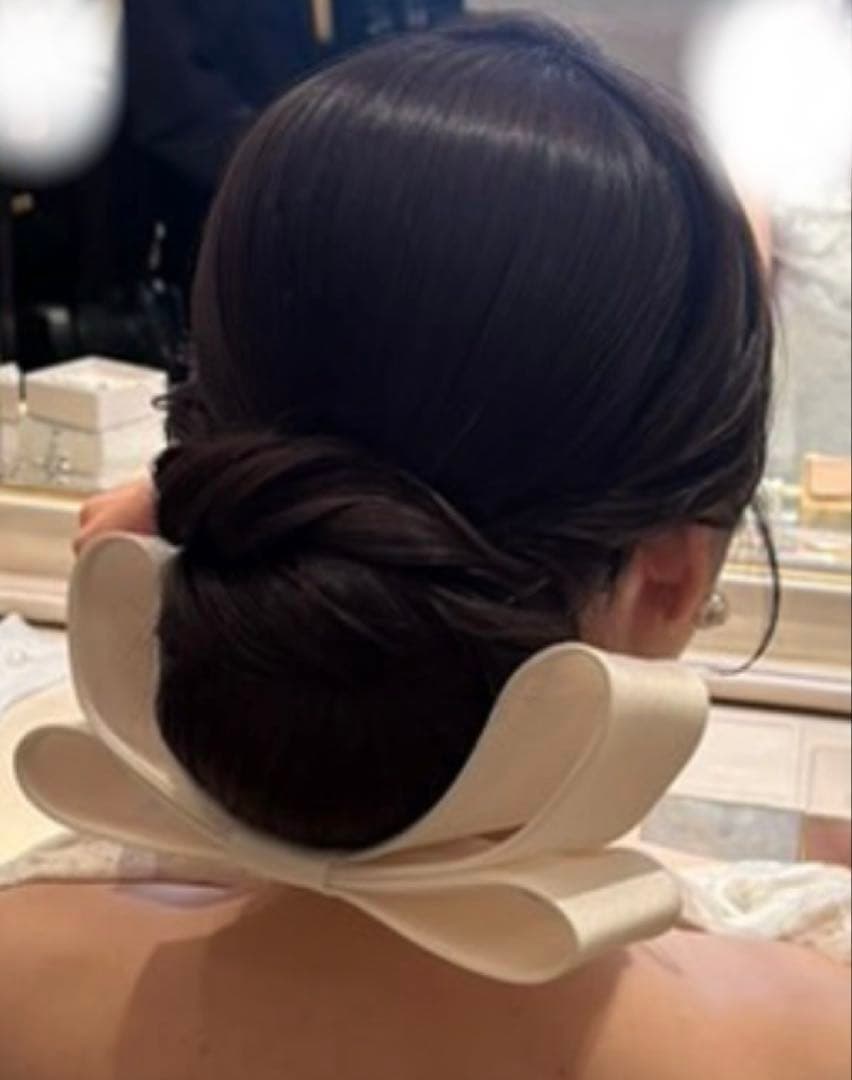 エマリーエ リボンボンネ Mサイズ 箱あり美品