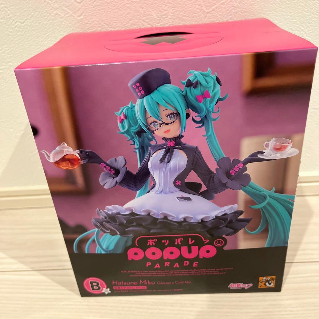 k*n様 グッスマ一番くじ 初音ミクB賞 ポッパレ めがねカフェ popup p