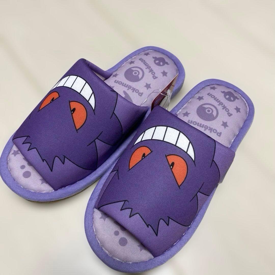 新品 ポケモン ゲンガー スリッパ 23〜25cm - メルカリ