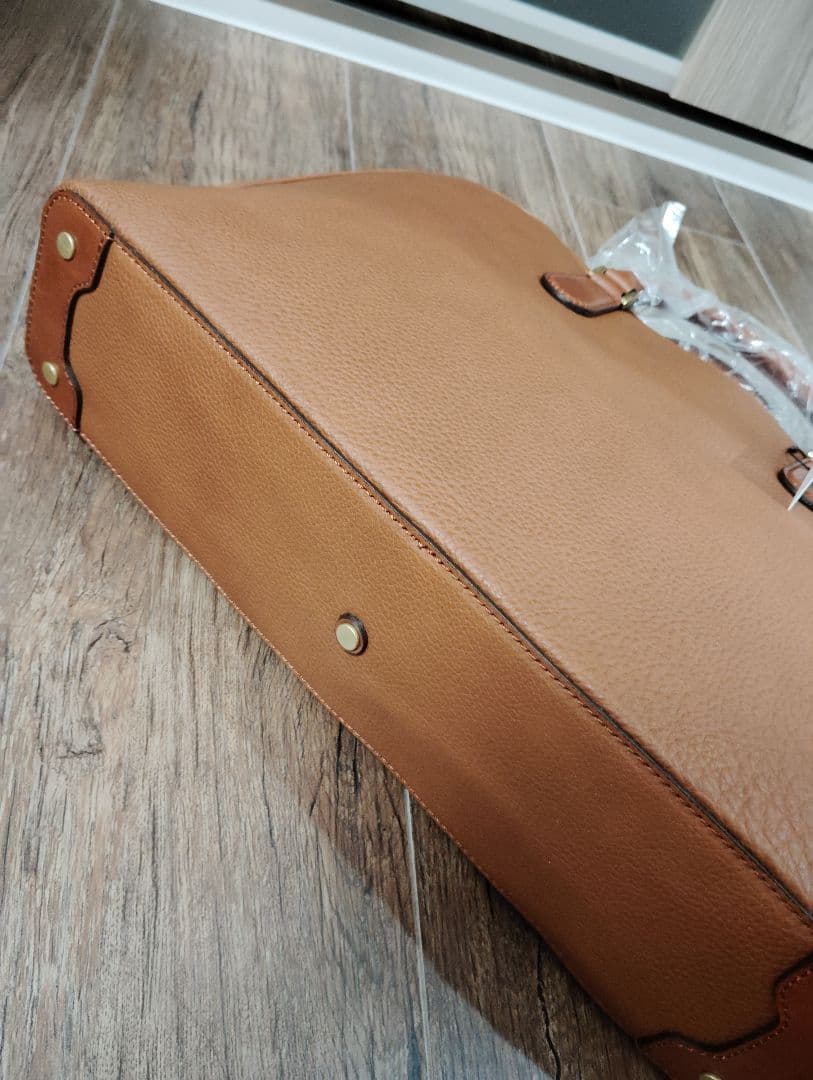 エルゴポック レザーバッグ キャメル