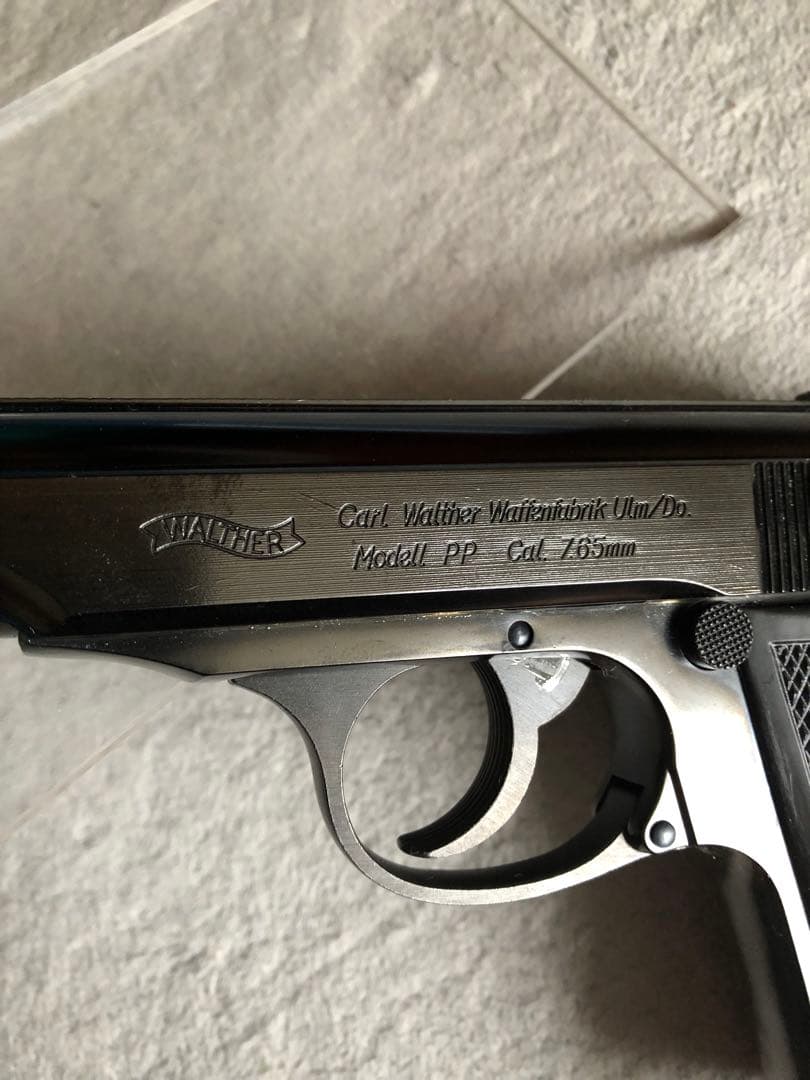 マルシン　ワルサーPP WディープブラックABSモデルガン