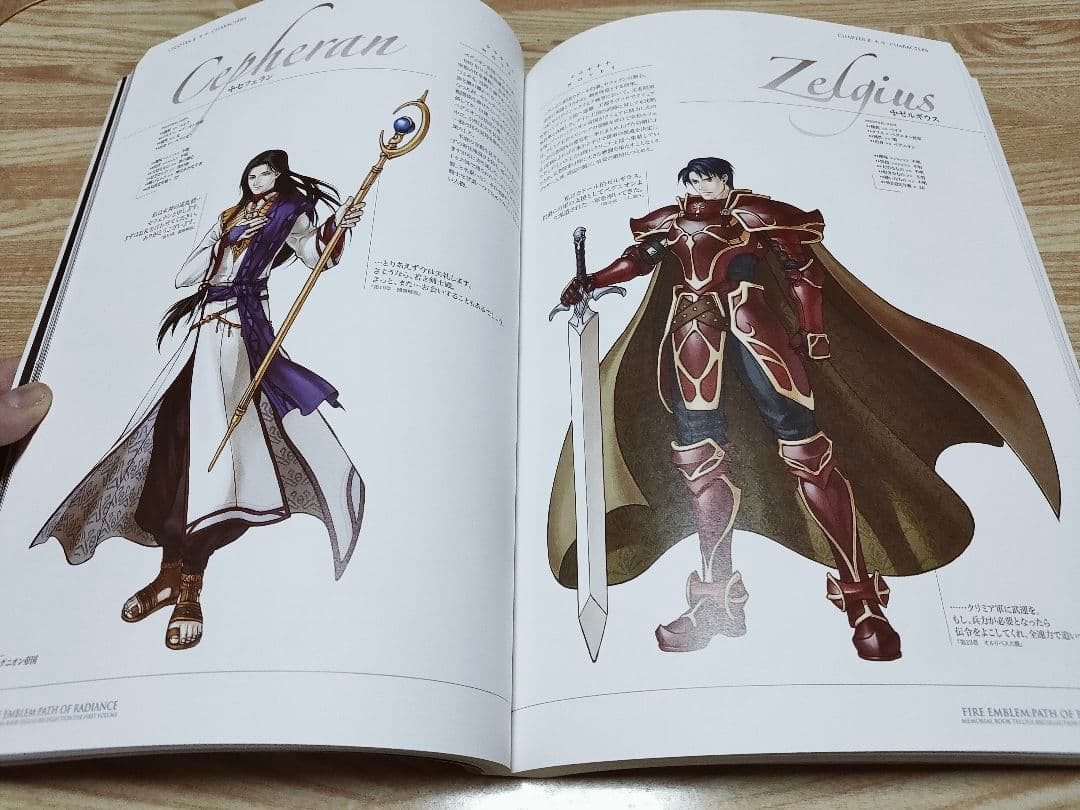 ファイアーエムブレム 蒼炎の軌跡 設定資料集 テリウス・リ