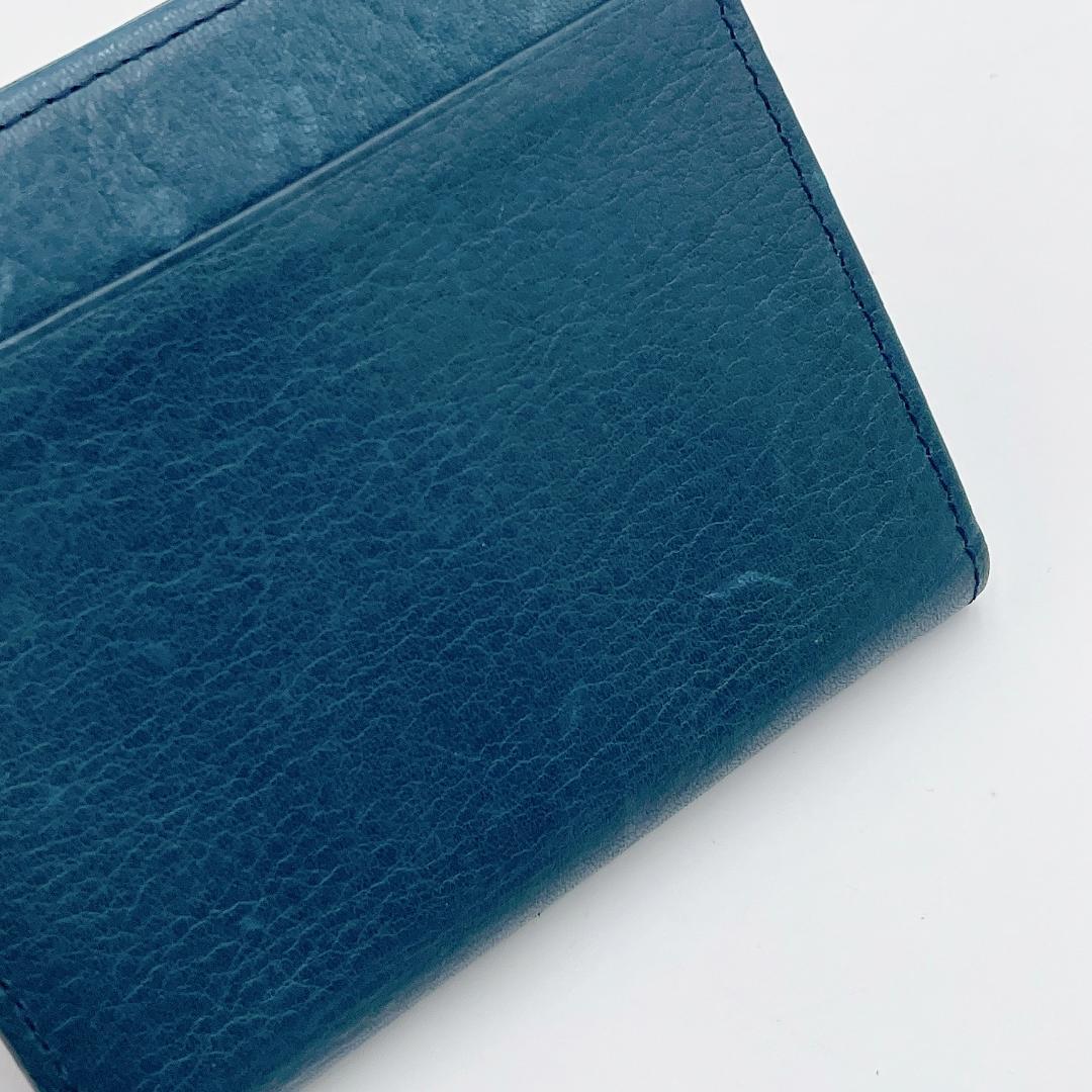 Kissora × MOOMIN 本革レザー 二つ折り財布　m607