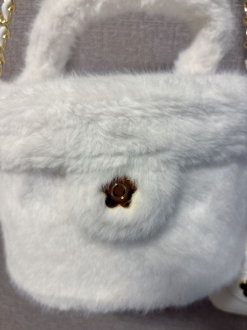 リリーブラウン マリークワント ファーバッグ ミニバッグ付き