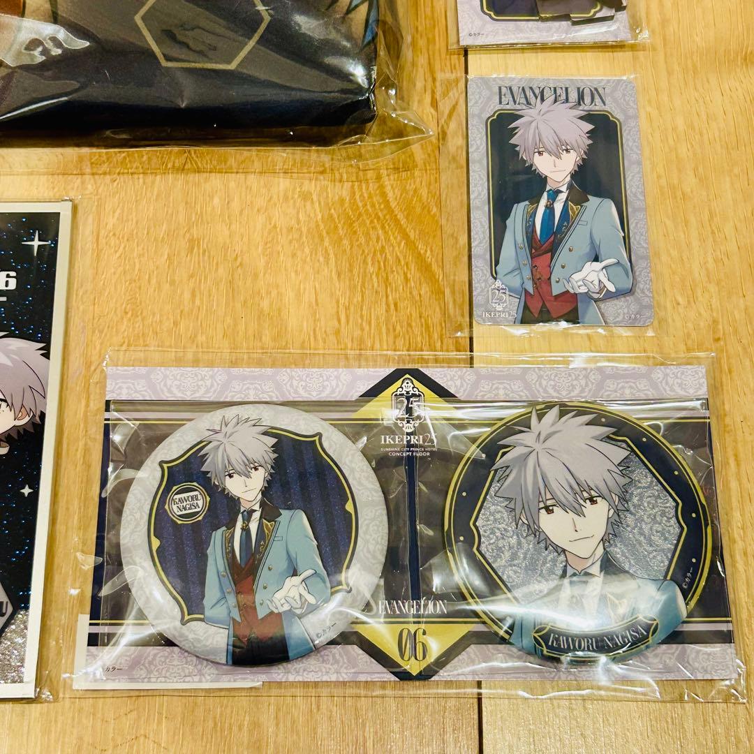 池袋プリンスホテル　エヴァンゲリオン　タオル　アクスタ　缶バッチ　色紙　セット②