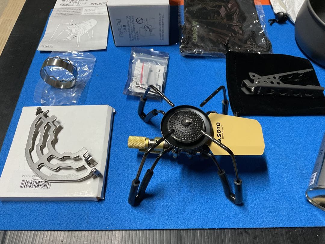 SOTOレギュレーターストーブST-310SBカスタム+1.8ℓクッカー新品