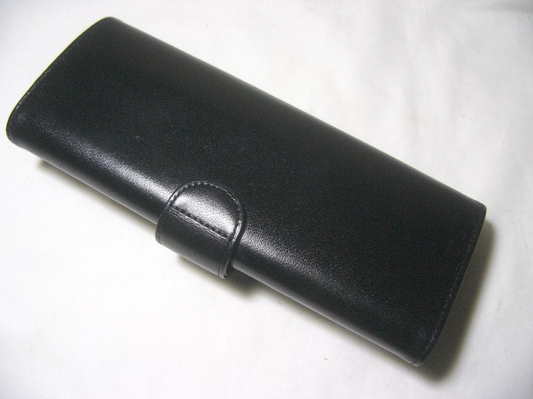 モンブラン レザーペンケース 3本挿し 本革 ブラック 万年筆ボールペン入れ