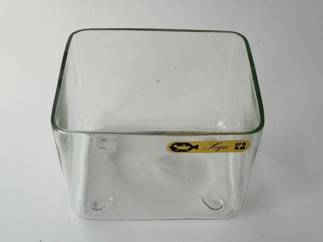 未使用】金魚鉢 昭和レトロ 曽我ガラス 3個セット 箱付き アンティーク