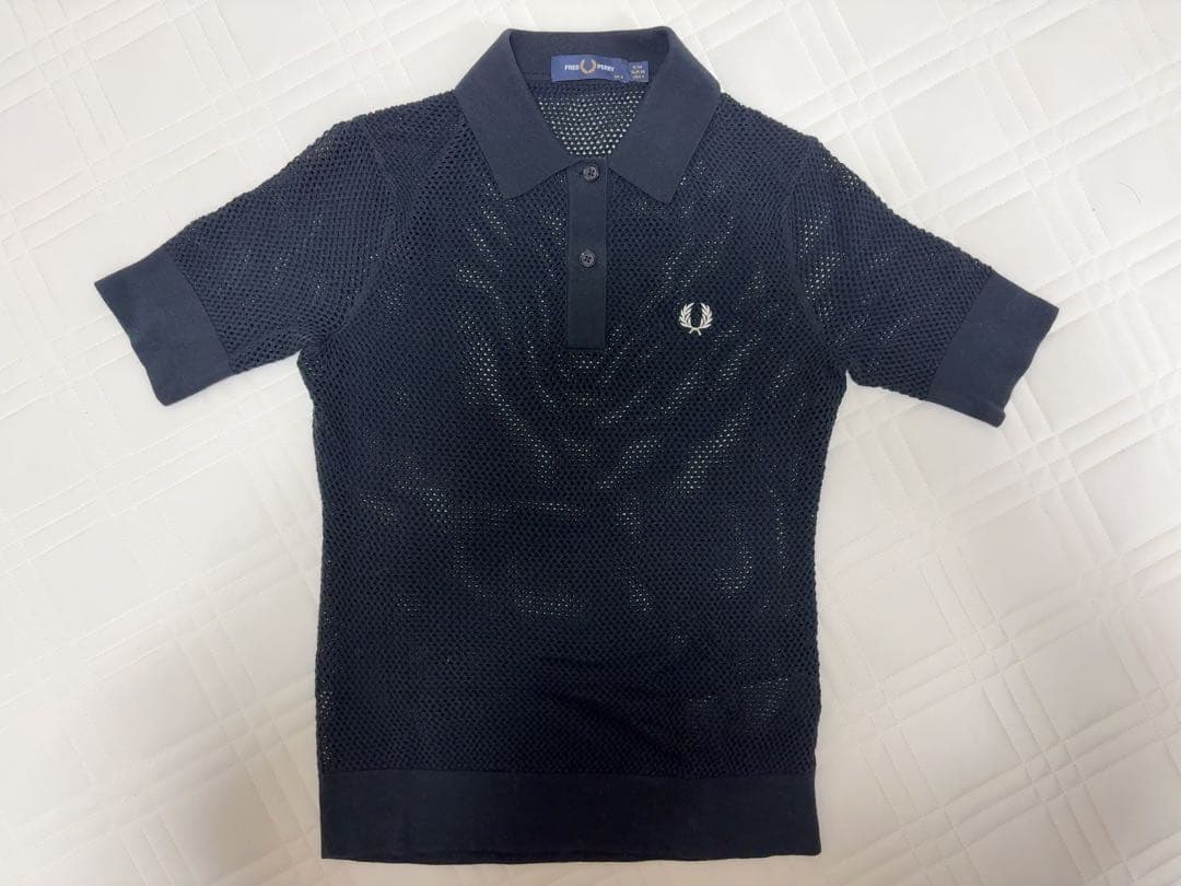 フレッドペリー メッシュポロ Open-Knit Polo Shirt