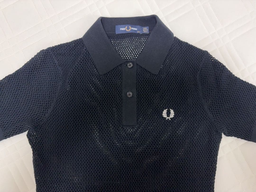 フレッドペリー メッシュポロ Open-Knit Polo Shirt